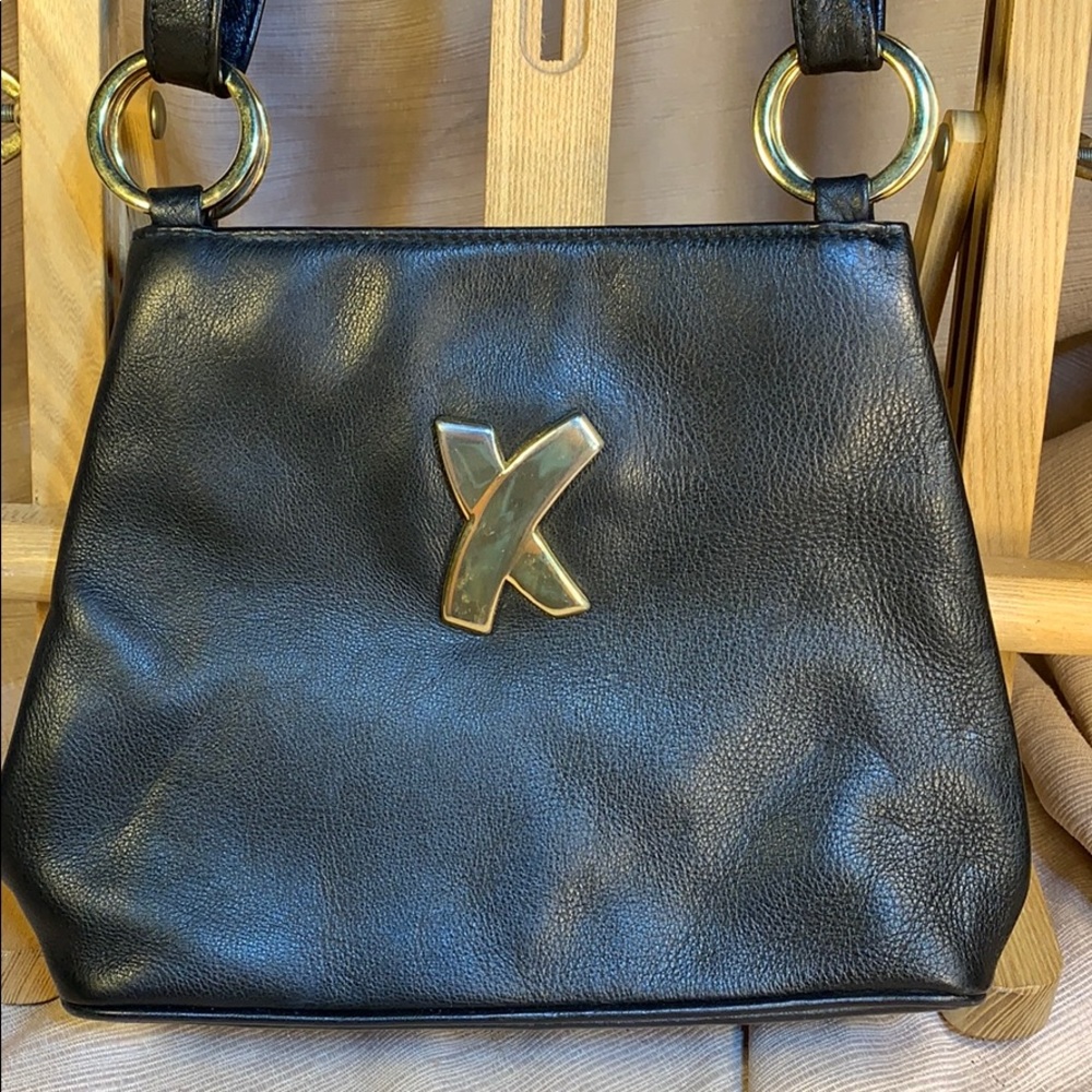 Paloma Picasso Made in Italy leather EVC rare bag